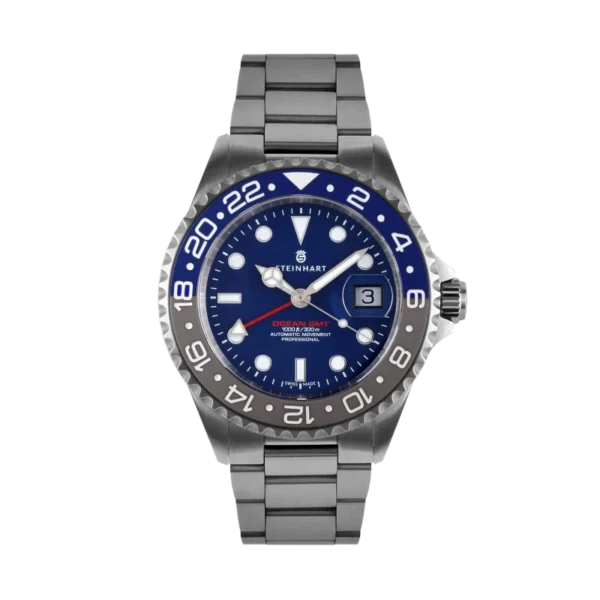 Steinhart Ocean One GMT blue-grey Ceramic
