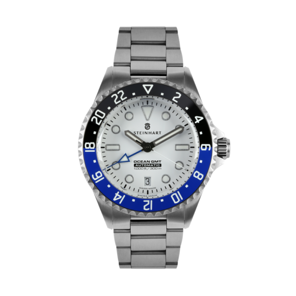 Steinhart Ocean GMT 39 White Dial Ceramic