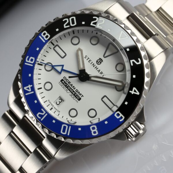 Steinhart Ocean GMT 39 White Dial Ceramic