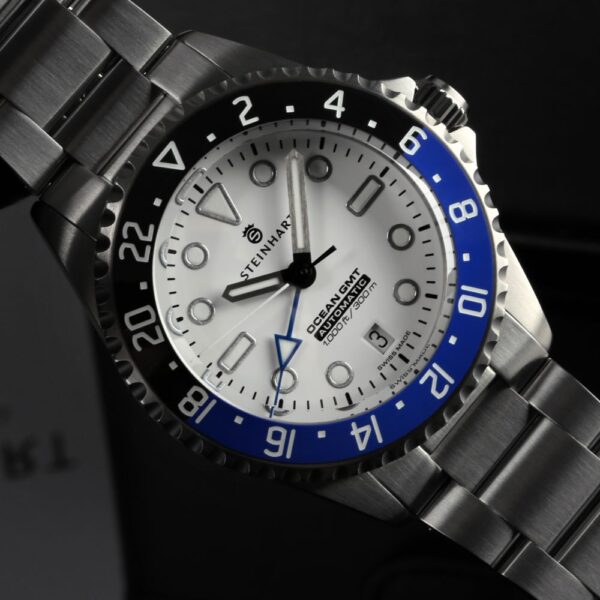 Steinhart Ocean GMT 42 White Dial Ceramic
