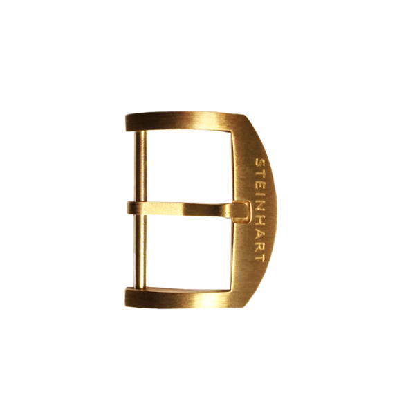 Steinhart OEM Schliesse 18 mm Bronze satiniert mit Logo